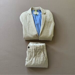 Scotch & Soda Kids Cotton Seersucker Suit